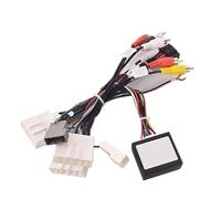 Vuzmode Adaptador de Cable de arnés de cableado estéreo for Radio de Coche Android de 16 Pines, for Nissan, Murano, Qashqai, j10 j11 X Trail Tiida Cable de conexión de Radio automática