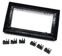 Vuzmode Adaptador de Marco for Radio de automóvil, Marco de Panel Frontal de 10" Pulgadas en disposición 2 DIN Fascia de estéreo para automóvil