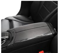 Vuzmode Adhesivo for la Cubierta del reposabrazos Interior de la Clase C Glc260l, C180l, C260l y Glc300l Panel de Cubierta del reposabrazos de la Consola Central(Carbon Fiber)