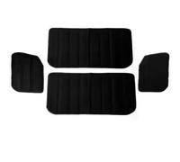 Vuzmode Almohadilla de aislamiento térmico acústico, for Jeep, Wrangler JK 12-17 JL 18-21 2/4 puertas, techo rígido, ventana trasera, , algodón Protector térmico del motor(4PCS JL 2-door)