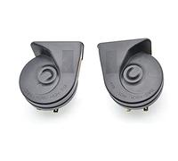 Vuzmode Bocina de aire tipo caracol 12 V, 110-125 db, 410/510, resistente al agua, tono alto y bajo, kit cableado con relé for coche camión Cuerno de caracol de coche