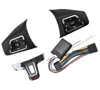 Vuzmode Botón de Control de Crucero del Coche, for VW, Polo, Passat, Jetta, Golf, Sagitar, Santana, Interruptor de botón de Control Remoto del Volante del Coche Kit de Botones para el Volante(Black