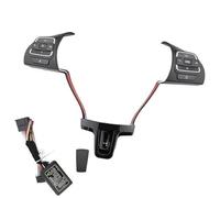 Vuzmode Botón de Control de Crucero del Coche, for VW, Polo, Passat, Jetta, Golf, Sagitar, Santana, Interruptor de botón de Control Remoto del Volante del Coche Kit de Botones para el Volante(Black