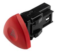Vuzmode Botón de interruptor luz emergencia 8200442724 for Renault, Trafic, Laguna, y Vivaro Botón de emergencia de luz de advertencia de peligro