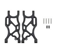 Vuzmode Brazo de suspensión Inferior Trasero de Metal de 2 Piezas, for ARRMA 1/7 INFRACCIÓN Limitada 6S 1/8, for Piezas de actualización de Coche Typhon 6S RC Brazo de suspensión RC(Schwarz)