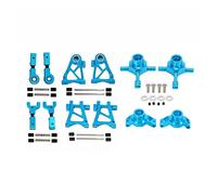 Vuzmode Brazos de suspensión de Metal, Conjunto de Soporte de buje de nudillo de dirección, for Tamiya, for TT-02 TT02 1/10 RC, Accesorios de Piezas de Mejora de Coche Brazo de suspensión RC