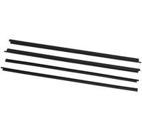 Vuzmode Burlete for Ventana de Coche, moldura for cinturón Compatible con Navara D21 1985-1997 Pathfinder WD21, 4 Piezas, Puerta Negra 80821 01G00 Sello Protector contra la Lluvia para automóviles