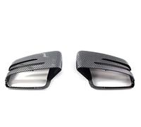 Vuzmode Car Reversing Mirror Housing Cover Left Right Wing Rear View Mirror Cover, for, C Class W176 W246 W204 W212 W221 CLS Cubierta para Espejo retrovisor de Coche(Carbon Fiber Pattern)