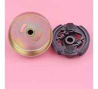 Vuzmode Conjunto de embrague 75mm con tambor 9 dientes, for Robin, pieza Motor desbrozadora cortadora césped NB411 Kit de embrague para cortacésped
