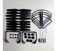 Vuzmode Conjunto de Engranajes Motor hélice Repuesto ensamblaje DIY, Pieza Dron, for SJR/C S20W S20 S30 S30W GPS Drone RC Quadcopter Piezas Drones Hélice de Dos Palas de 9 Pulgadas para Drones(Blue)