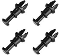 Vuzmode Correa for bandeja trasera de maletero, for VW, Golf, 5 Mk6, 2/4 piezas, clips for, gancho pivotante for, 1M6867574A (4 piezas) Soporte de amarre para maletero de coche(BLACK 4pcs)