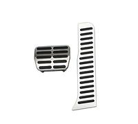 Vuzmode Cubierta de Pedales de Coche, for VW, for Golf 5 6 GTI, for Jetta MK5 CC, for Passat B6, for Touareg, for Skoda, for Octavia, Accesorios Accesorios de Pedales para Coches(2Pcs AT No Rest)
