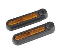 Vuzmode Cubierta reflectante for Ninebot, F2 KickScooter, F2 Plus, F2 Pro, protección de rueda trasera, reflector, piezas de carcasa Juego de tiras reflectantes para cubiertas laterales de ruedas(1 le