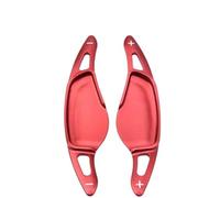 Vuzmode Embellecedor de Cambio Paleta extensión Volante Aluminio, 2 uds., for, Serie 5 G30 G38 7 G11 G12 X3 G01 X4 G02 M5 F90 2017 2018 Levas de Cambio para Coche(Black Red)