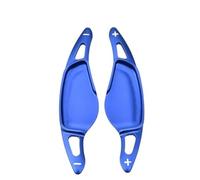 Vuzmode Embellecedor de Cambio Paleta extensión Volante Aluminio, 2 uds., for, Serie 5 G30 G38 7 G11 G12 X3 G01 X4 G02 M5 F90 2017 2018 Levas de Cambio para Coche(Black Blue)