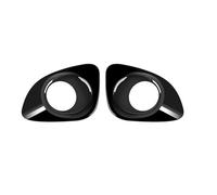 Vuzmode Embellecedor de cubierta lámpara luz antiniebla delantera, marco decoración bisel, for TOYOTA, for Corolla, for Cross 2021 Embellecedor de faro antiniebla delantero para coche(Bright black)