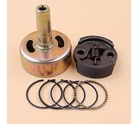 Vuzmode Engranaje de piñón tambor embrague 9T, Kit Anillos pistón 35mm, GX25, 25cc, Motor 4 ciclos, recortador, piezas cortacésped Kit de embrague para cortacésped