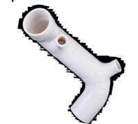 Vuzmode Entrada de aire, for Fiat, Uno, Turbo 1.4 MK2 1989-2005 entrada silicona a AirBox Conector Piezas manguera Tubo Tubo de aire de repuesto para motor(BLACK White)