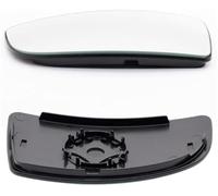 Vuzmode Espejo retrovisor Inferior Derecho Convexo con Placa de Soporte, for Ford Transit MK8 a Partir de 2014. Reemplazar 1855102. Cristal del retrovisor de la Puerta(Black Left)