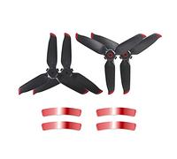 Vuzmode Estuche de Almacenamiento hélices, liberación rápida, a Prueba Golpes, a Polvo, Moldeado preciso, portátil, for Dron FPV Hélice de Dos Palas de 9 Pulgadas para Drones(4pcs Red)