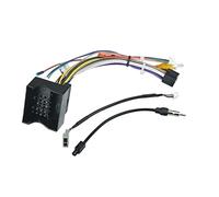 Vuzmode Fascia de Coche 9 Pulgadas y 2 DIN, for Peugeot, 301 2014-2018, instalación Montaje en Panel, Marco DVD Doble, for Citroen, SLYSEE Bisel del Panel de Control del Tablero(Only Cable 16 Pin)