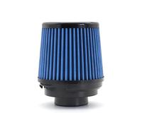 Vuzmode Filtro de admisión aire for coche carreras, 3 pulgadas, universal, alto flujo, reutilizable, rendimiento, entrada frío, 76 mm, lavable Filtro de aire para coche(Blue)