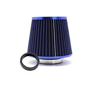 Vuzmode Filtro de aire for automóvil 65 a 76 mm, repuesto filtro frío deportivo universal, piezas alto rendimiento for Filtro de aire para coche(All blue 65mm)