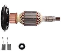 Vuzmode For Anclaje de Rotor + escobillas de carbón + cojinete, for Bosch, Martillo demoledor GBH11DE, for GSH11E, for repuestos de Anclaje de Rotor Armadura de Motor eléctrico