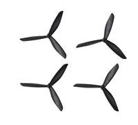 Vuzmode For Bayang X16 X21 Control Remoto Piezas de Repuesto cuadricóptero actualización Hoja Triangular Negro Blanco 20 1 Paquete Hélice de Dos Palas de 9 Pulgadas para Drones(Schwarz)