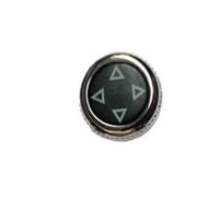 Vuzmode For Continental, Flying Spur, Bentayga, Asiento, Cubierta del botón de ajuste interruptor Conjunto de botones de ajuste automático del asiento(1pc E)