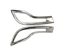 Vuzmode For CRV CR-V 2017-2018, cubierta de lámpara luz antiniebla trasera cromada ABS for automóvil, marco moldura, accesorios decoración, 2 piezas Embellecedor de faro antiniebla delantero para coc