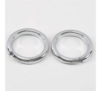 Vuzmode For Mitsubishi, for Outlander 2016 2017 2018 2019 2020, marco de lámpara luz antiniebla delantera automóvil, cubierta embellecedora ABS Embellecedor de faro antiniebla delantero para coche