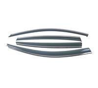 Vuzmode For, S90 LWB 2017-2023 Ventana de coche parasol for lluvia y sol visera protectora cubierta protectora marco adhesivo accesorios exteriores Juego de deflectores de viento