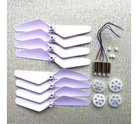 Vuzmode Gear CW CCW Motores Juego de Palas hélice, for RC Drone KY606D Repuestos cuadricóptero Hélice de Dos Palas de 9 Pulgadas para Drones(White)