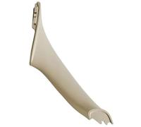 Vuzmode Gris Beige Negro Coche Izquierda Derecha Interior Manijas Puerta Panel Manija Tirador Cubierta, for, Serie 5 F10 F11 51417225851 Manija de repuesto para panel de puerta(Beige White-Right)