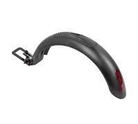 Vuzmode Guardabarros de rueda trasera, soporte protector contra salpicaduras de neumático, for patinete eléctrico HX X7 X8, gancho de aleación de aluminio, luz trasera de carcasa de plástico guardabar