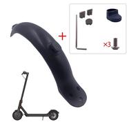 Vuzmode Guardabarros negros Alas de scooter trasero Protección soporte Piezas plástico Tornillos Tapón goma, for Xiaomi, Mijia M365 Pro Barrera trasera contra salpicaduras para scooter(Violet)