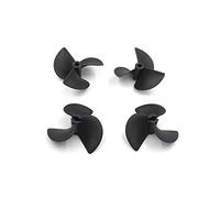 Vuzmode Hélice CW CCW de 3 aspas de gasolina for barcos a control remoto, hélices de nailon de 3mm/4mm/4,8mm, accesorios de paso, Moto Dual D32/35/36/52/55mm, 2 pares Hélice de barco de metal(D36 x 4m