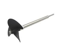 Vuzmode Hélice de 3 Palas, integración del Eje del Barco de 5mm, for Barco de Arrastre, hélice de 3 Palas de Acero Inoxidable de 70mm/80mm Hélice de Barco de Metal(Axle 30cm 70mm CCW)