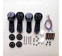 Vuzmode Hélices, Cuchillas, Protector de Engranajes, Cubierta Protectora, Motor Quadcopter, Motores, Brazo, Etc. Pieza, for Dron S167 GPS RC Hélice de Dos Palas de 9 Pulgadas para Drones(Navy Blue)