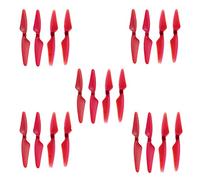 Vuzmode Hélices de hélice CW + 10 Uds CCW, ., for HUBSAN H501S X4 / H501C MJX B3 Recambio cuadrirrotor RC Hélice de Dos Palas de 9 Pulgadas para Drones(Rot)