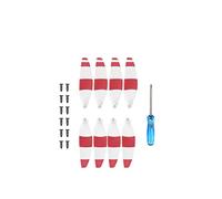 Vuzmode Hélices Hélice de Bajo Ruido Ventiladores ala Cuchillas Apoyo for Drones, for dron dji Mavic Mini 2/Mini SE Hélice de Dos Palas de 9 Pulgadas para Drones(4 Pairs Red)