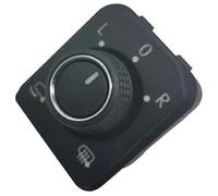 Vuzmode Interruptor de espejo retrovisor coche, for Skoda, Octavia, Passat, Tharu Teramont Magotan, Golf, Tayron, T-ROC, 5TD959565C Selector de espejos interiores para coche