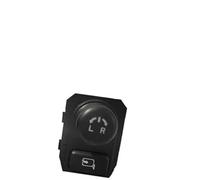 Vuzmode Interruptor de espejo retrovisor coche, for Swift, 2005, Vitara, S-Cross Alivio 37950-66M00 Botón ajuste lente plegable lateral Selector de espejos interiores para coche(BLACK With Folding)