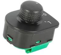 Vuzmode Interruptor de espejo retrovisor de coche, for Golf, Beetle, Passat, Jetta, retrovisor 1J1959565A Perilla del interruptor de control del espejo Interruptor del espejo retrovisor Interruptor de