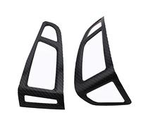 Vuzmode Juego de 2 pegatinas de lentejuelas for rejilla de ventilación de aire acondicionado ABS de carbono for Ford, Focus, 3, 4, 2012-2017 Accesorio para ventilación de coche