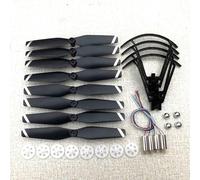 Vuzmode Juego de Cubiertas Cuchillas hélice Motor RC, Engranajes Motores ala Plegable, Etc., for SG900S SG900-S SG900 X192 X196 F196 Hélice de Dos Palas de 9 Pulgadas para Drones(1)