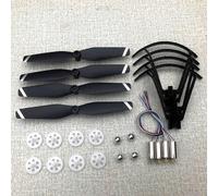 Vuzmode Juego de Cubiertas Cuchillas hélice Motor RC, Engranajes Motores ala Plegable, Etc., for SG900S SG900-S SG900 X192 X196 F196 Hélice de Dos Palas de 9 Pulgadas para Drones(Schwarz)