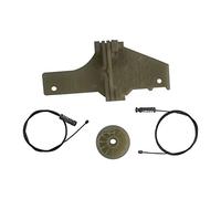 Vuzmode Juego de reparación regulador ventana, puerta trasera izquierda 9223A3, for Peugeot, 207, 5 puertas, fabricado en Turquía Motor de ventanilla