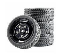 Vuzmode Juego de Ruedas Grip Tires for HSP, for HPI, 1/10 1:10 On-Road Car RC Rim51-6088 Coche de Juguete Todoterreno con Ruedas de Goma(Rim51H-6088)